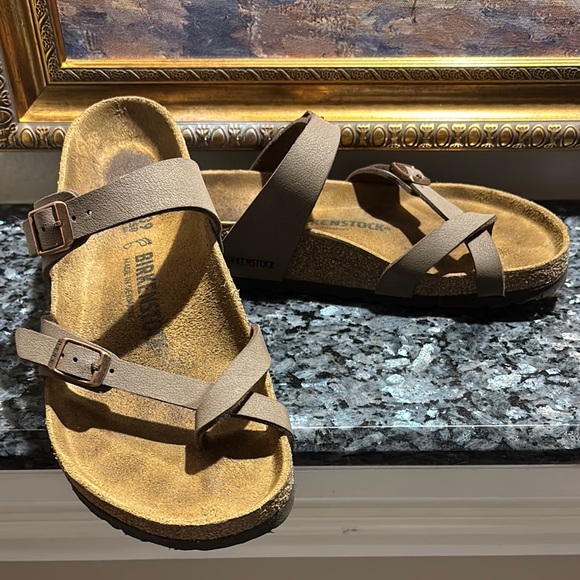 Birkenstock Mayari Cross-Strap Sandals Sz 39 - Picture 7 of 11